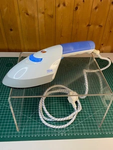 Dampfglätter Reisebügeleisen elektrisch TCM 120/230 V weiß blau - Bild 1 von 11