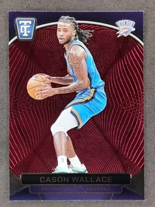 2024-25 Totally Certified CASON WALLACE Red Mirror #123 OKC Thunder - Picture 1 of 2