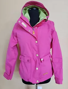 Womens FOURSQUARE 8K Pink Hooded Snowboard Outerwear Coat Jacket Size Small - Picture 1 of 12