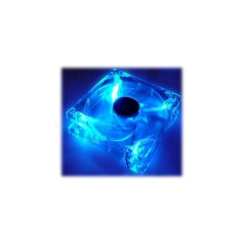 120mm 4 BLUE LED CASE FAN 3pin & 4Pin Molex - Image 1 of 1