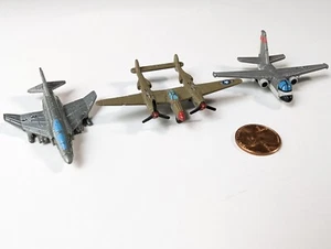 1990's Galoob LGTI Micro Machines Military Aircraft Lot of 3 - Picture 1 of 12