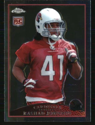 Rashad Johnson 2009 Topps Chrome #TC201 FOOTBALL Card - Image 1 of 2