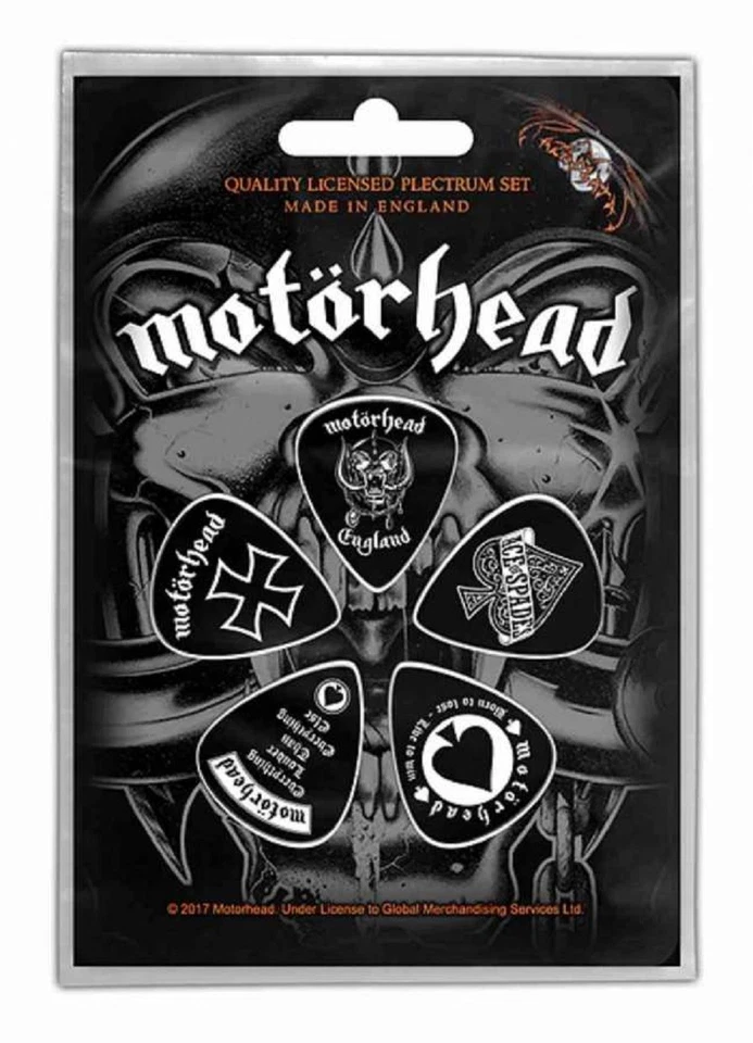 MOTÖRHEAD - Plektrum Set Plectrum Set aus 5 Plektren England - Immagine 1 di 1