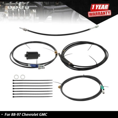 Gas Trucks Complete Nylon Fuel Line Replacement Kit For 88-97 Chevrolet GMC - Image 1 of 4