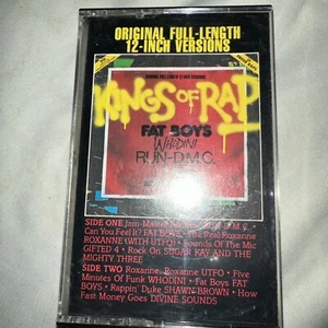 K-Tel KINGS OF RAP Compilation Cassette Tape (1985) Fat Boys Whodini UTFO 12" JR - Picture 1 of 4
