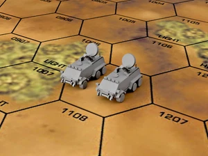 2x SwiftWind Scout Cars | 6mm 1:285 Scale Combat Vehicles | Battletech Miniature - Picture 1 of 1