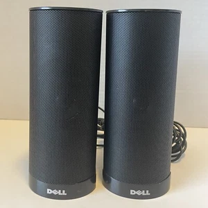 DELL AX210 Stereo Speaker System For PC 1.2 Watt W955K Works - Picture 1 of 8