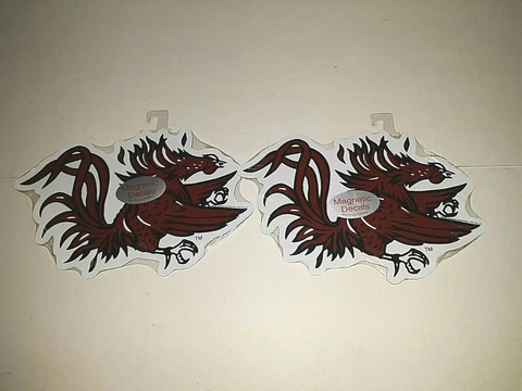 South Carolina Magnetic Mascot Decal 9" X 6" ( Set of Two ) Cover