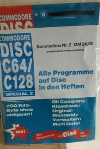 Commodore C64/C128 Sammelbox (Nr 4, 5, 6) Magazin auf Disk NEU - Bild 1 von 2