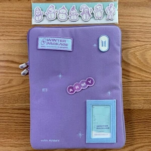 Juego Oficial Bolsa y Escudo BTS 2021 Paquete Invierno Genuino Kpop - Imagen 1 de 2