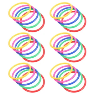 48 Pcs Ring Toy Thicken Tossing Circles Throwing Rings Colorful Child - Picture 1 of 12