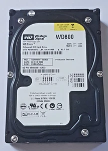 80 GB IDE Western Digital WD800BB-56JKC0 P-ATA 7200RPM 2MB HDD 3.5" Hard Drive - Picture 1 of 1