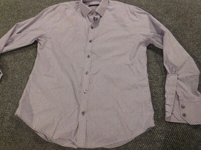 Zachary Prell Mens Shirt Small purple plaid button up classic - Image 1 of 4