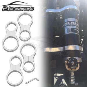 CNC 4 x 1.75" Roll Bar Shock Reservoir Mount Clamps For Polaris RZR XP 1000 RS1 - Picture 1 of 8