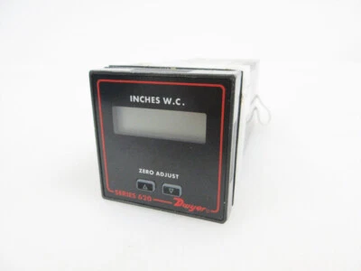 DWYER 620-3 PRESSURE INDICATING TRANSMITTER 1/16 DIN HOUSING 0 - 3 IN w.c. - Image 1 of 4