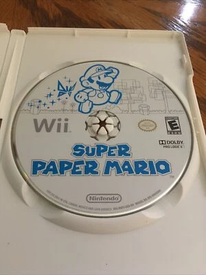 Super Paper Mario (Nintendo Wii, 2007) Disc Only - Tested Working - Image 1 of 4