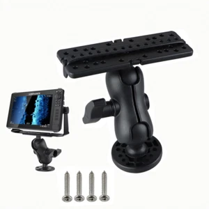 360 Degree Rotatable Fish Finder Mount Base Universal Kayak Boat Accessories - Picture 1 of 12