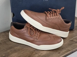 COLE HAAN GC Wingtip Sneaker Men's Size US 7 M British Tan/Ivory - Picture 1 of 14