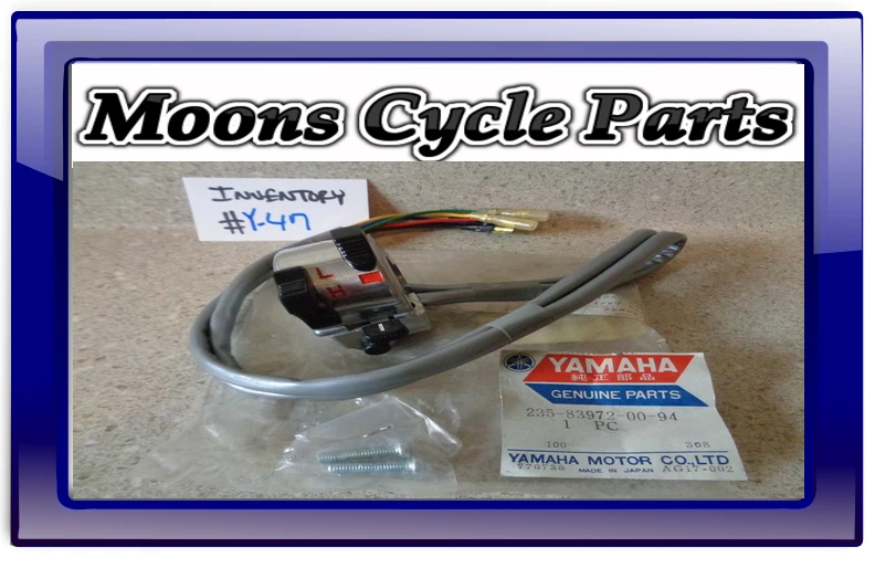 INTERRUPTOR IZQUIERDO YAMAHA NUEVO XS1 650 R5 R3 350 DS7 250 DS6 CS5 200 # 235-83972-00-94 Foto 1 de 4