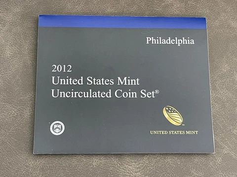 2012 United States Mint Set P in Original Plastic 14 Uncirculated Coins Set Cover