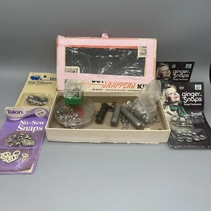 VTG Lot Dritz Talon Ginger Snaps Fasteners Kit - Picture 1 of 5