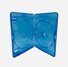 Amaray Bluray Case Double 14mm Spine Face on Face Cover Holds 2 Disks NEW