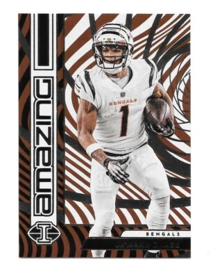 Ja'Marr Chase 2023 Panini Illusions Football Amazing Insert #7 - Image 1 of 2