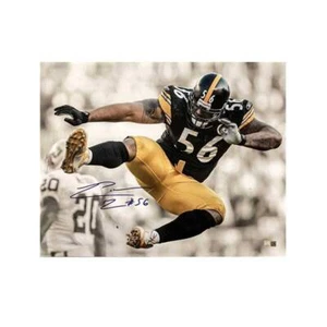 LaMarr Woodley Signed Spotlight Leap 16x20 Photo (Black Ink) - Picture 1 of 1