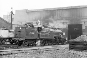PHOTO British Railways Steam Locomotive BR ex LMS 4P Breadvan 42334 Kentish 1962