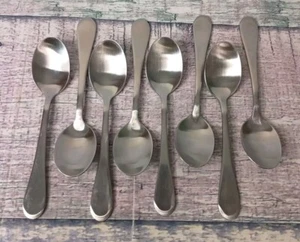 Oneida ICARUS Stainless 8 Place/Oval Soup Spoons Glossy China - Flatware - Picture 1 of 10
