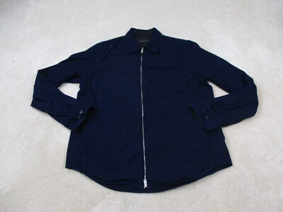 Rag & Bone Jacket Mens Large Blue Bomber Full Zip Outdoors Casual Pocket Adult - Image 1 of 4