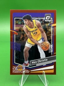 🔴 2023-24 DONRUSS OPTIC MAX CHRISTIE  /99 RED PRIZM LAKERS SP - Picture 1 of 2