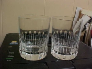 Baccarat Crystal ROTARY 4 5/8" 16 OZ Tumblers (Set Of 2) - Picture 1 of 3