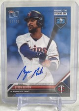 2023 Topps Now Road To Opening Day #A-29 Byron Buxton Auto Blue 01/49 Twins