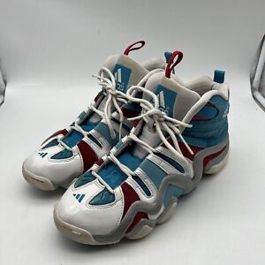 Adidas Kobe Bryant Crazy 8 Red White Blue Suede Rare Shoes Sneakers Sz 10.5 2004