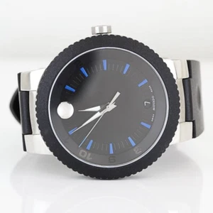 Movado Sport Edge Black Dial Stainless Steel Case Watch - Picture 1 of 6