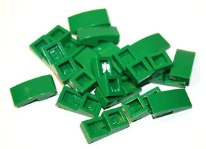 20x LEGO® Bogenabschluss 1x2x2/3 11477 NEU grün Slope curved - Picture 1 of 1