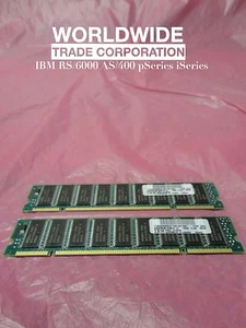 IBM FC# 4119 Qty 2 07L9030 256MB DIMMs (200 Pin 10NS SDRAM) Memory pSeries - Picture 1 of 3