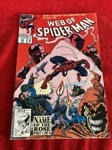 Web of Spider-Man #84 Marvel Comics The name of the Rose Part 1 of 6 - Picture 1 of 2