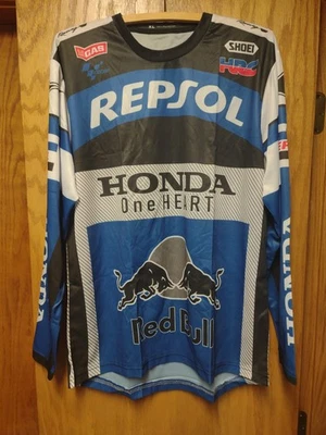 Camiseta manga larga Honda Red Bull enduro MTB motocross Foto 1 de 3