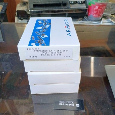 Panasonic KX-P155/1524 PRINTER INK RIBBONS . 10.5mm x 1.8m x 4 off. - Image 1 of 2