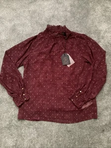 Copper And Black Fatface Woman’s Double Layer Evening Top Size 8 NWT - Picture 1 of 11
