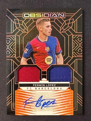 Fermin Lopez 2024-25 Panini Obsidian Dual Patch Auto 040/149 #DJ-FLZ - Image 1 of 2