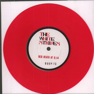 White Stripes Red Death At 6 14 7" vinyl UK Xl 1-sided numbered red vinyl given - Image 1 of 2
