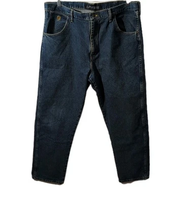 Wrangler George Strait Cowboy Cut Collection Jeans Men's 39x30 Blue Denim - Image 1 of 4