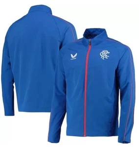 Glasgow Rangers Blue Matchday Anthem Jacket Size XL Mens Brand New With Tags - Picture 1 of 3