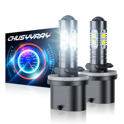 For Chevrolet Tahoe 2001-2006 2pcs 880 LED Fog Light Bulbs Super White 6000K - Image 1 of 4