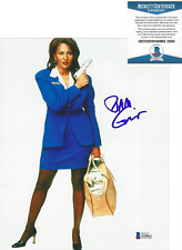 PAM GRIER SIGNED 'JACKIE BROWN' 8x10 MOVIE PHOTO 9 ACTRESS PROOF BECKETT COA BAS