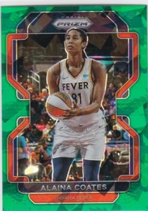 Prizm WNBA FANATICS 2022 Green Cracked Ice #9 Alaina Coates - Indiana Fever - Imagen 1 de 1