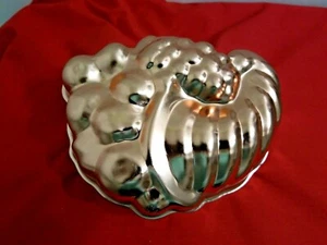 Wear-Ever Kupfer eloxiertes Aluminium Gelee/Kuchen Form 6 Tassen Füllhorn Korb 2977 - Bild 1 von 5